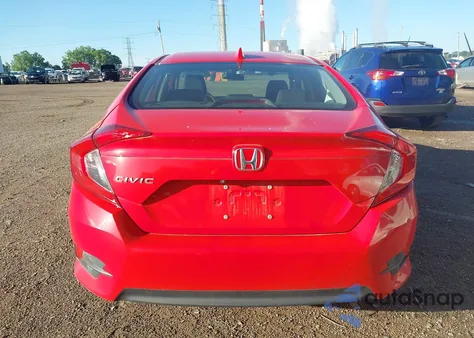 2017 Honda Civic Ex from USA, damaged, VIN 2HGFC2F76HH551317